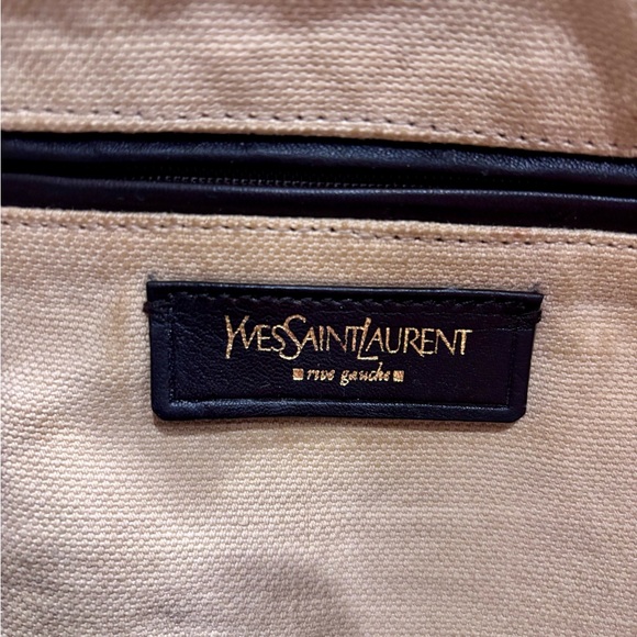 AUTHENTIC Yves Saint Laurent Leather Bag - Picture 4 of 16